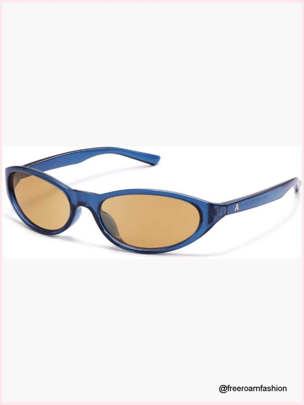 Retro Y2K Wrap Around Oval Sunglasses UV400 Sporty Shades Rave